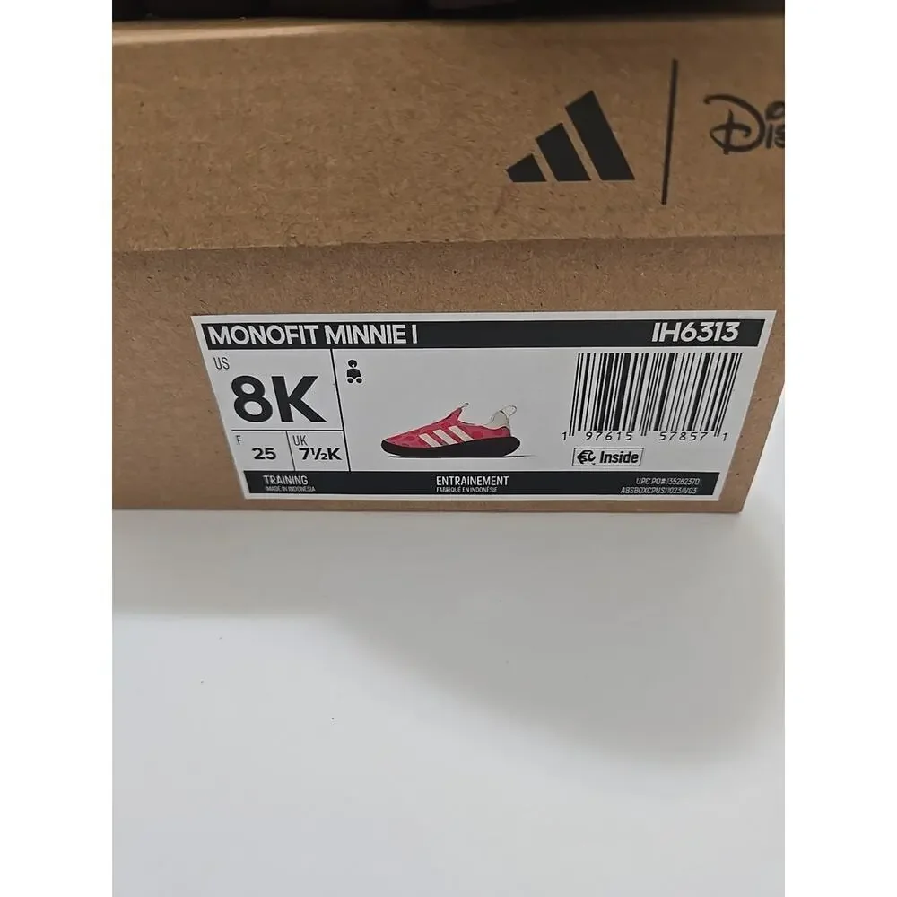 Adidas Disney Monofit Minnie I Slip-on Shoes IH6313 Kids size 8K - Picture 8 of 13